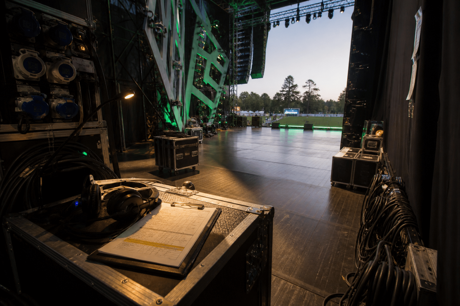 Stage management y coordinación técnica